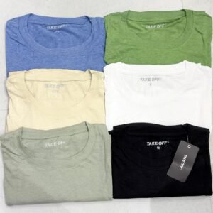Take Off Solid Crew-Neck T-shirt